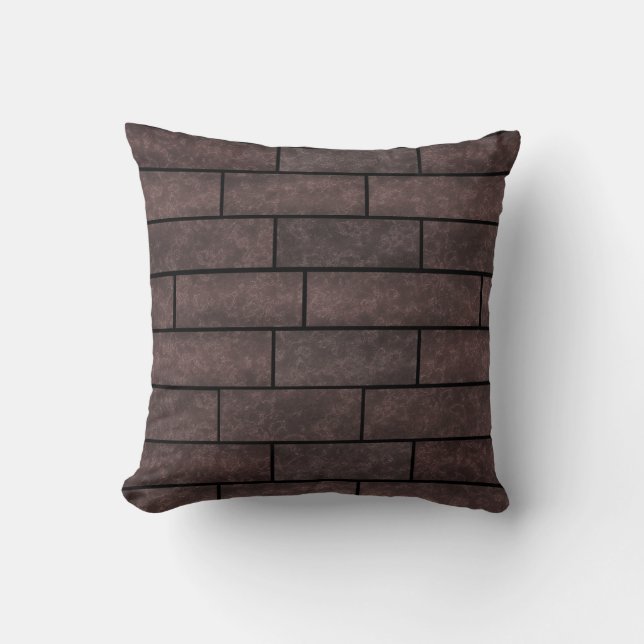Loft, brick, brown brick cushion (Front)