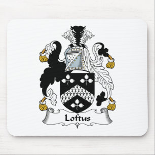 Loftus Family Crest Mouse Mat