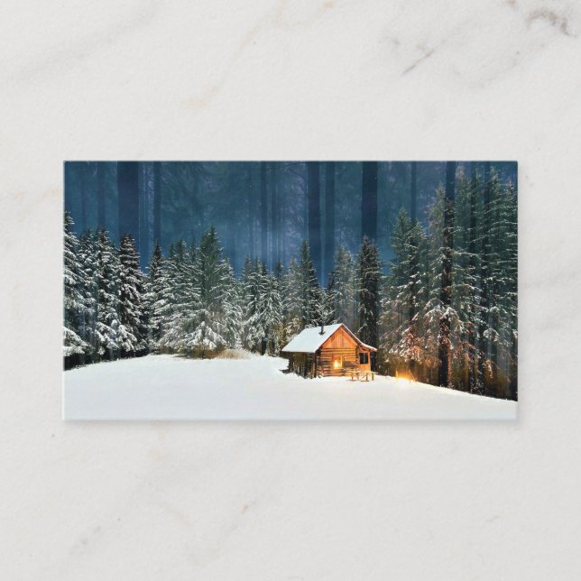 Log Cabin Business Card (Front)