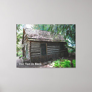 Log Cabin Canvas Print