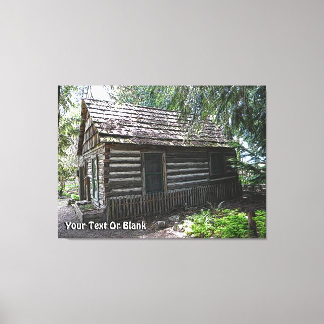 Log Cabin Canvas Print (Front)