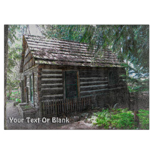 Log Cabin Cutting Board