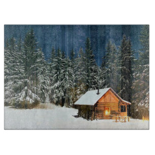 Log Cabin Cutting Board