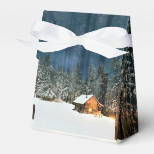 Log Cabin Favour Box