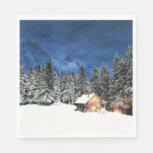 Log Cabin Mountain View Napkin