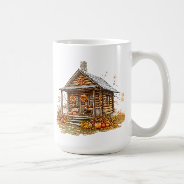 Log Cabin Mug (Right)