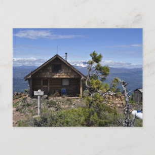 Log Cabin on Black Butte Postcard