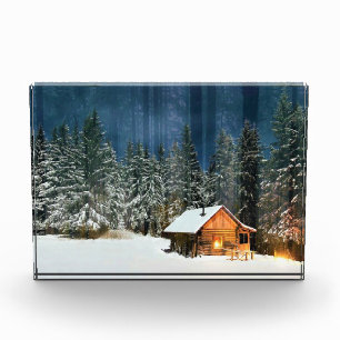 Log Cabin Photo Block