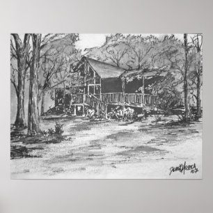 Log Cabin Poster