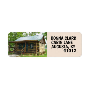 LOG CABIN RETURN ADDRESS LABELS