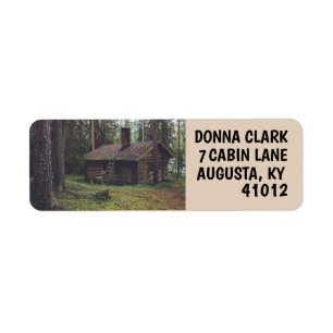 LOG CABIN RETURN ADDRESS LABELS