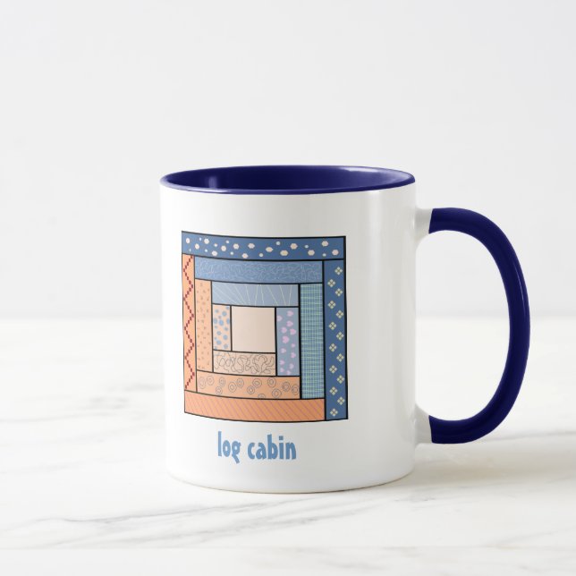 Log Cabin Ringer Mug (Right)