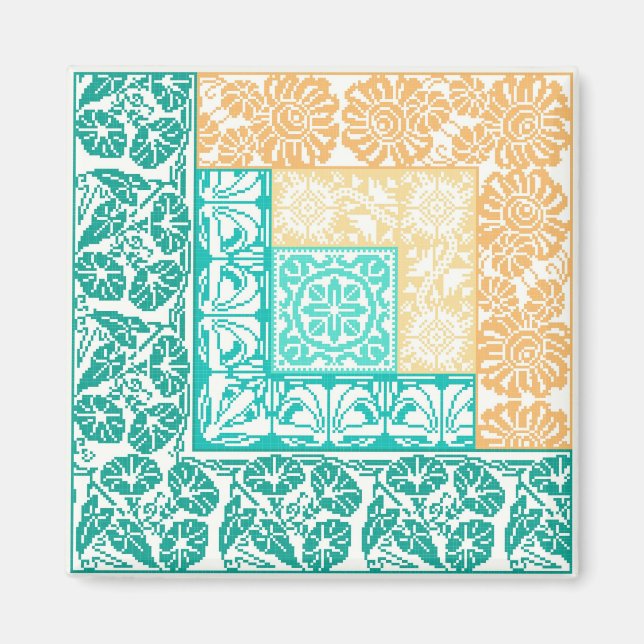 Log Cabin Summer Magnet (Front)