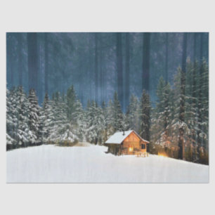 Log Cabin Tissue Paper