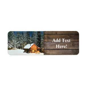 Log Cabin Wilderness Label