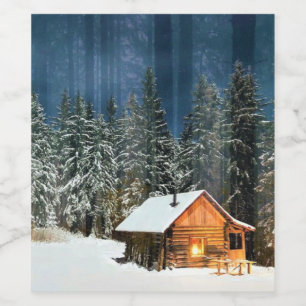 Log Cabin Wine Label