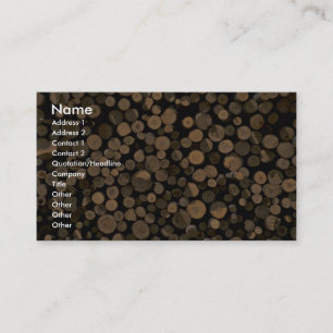 Log cord business card