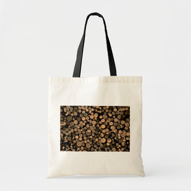Log cord tote bag (Front)