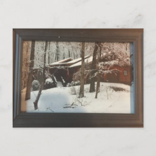 Log Home Serenity Postcard