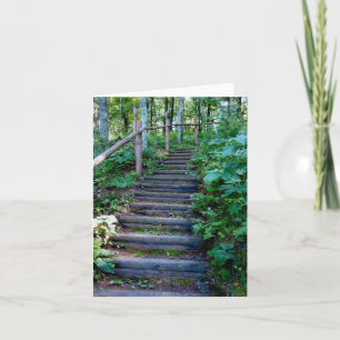 Log Steps Photo Card