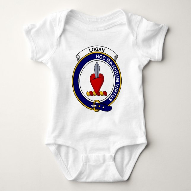 Logan Clan Badge Baby Bodysuit (Front)
