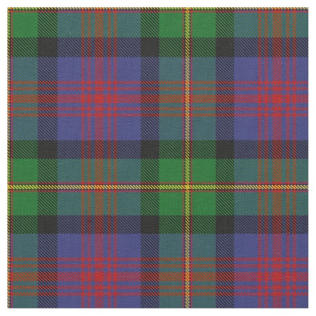 Logan Clan Tartan Fabric (Close Up)