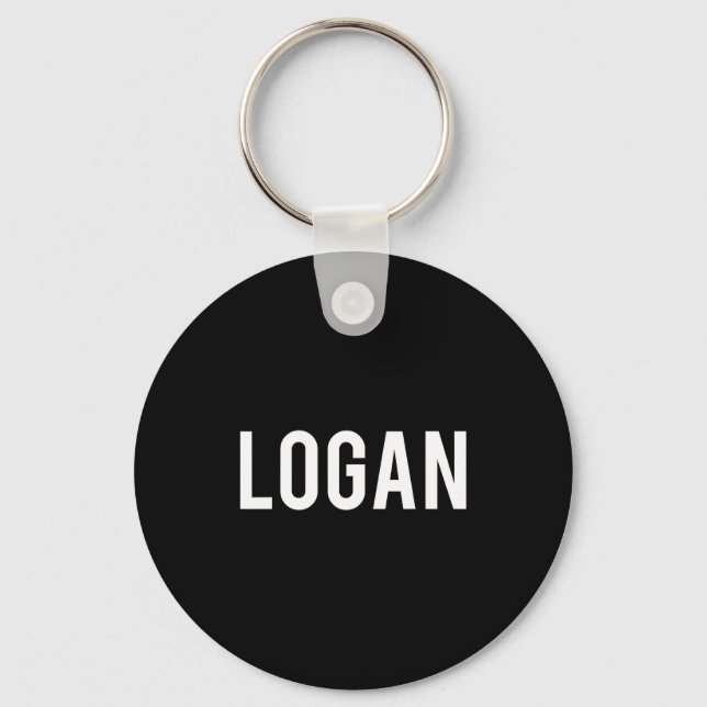 Logan - Cool New Funny Name Fan Gift Tee  Key Ring (Front)