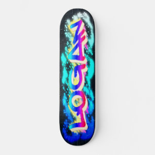LOGAN Customised Graffiti Skateboard