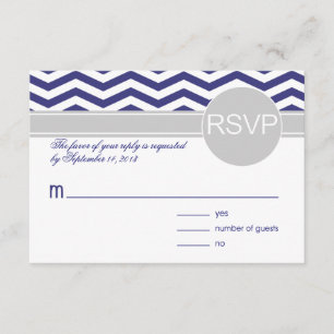Logan & Derek RSVP   navy grey BASIC WHITE PAPER