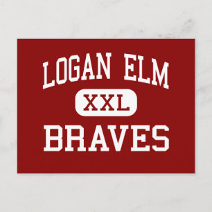 Logan Elm - Braves - High - Circleville Ohio Postcard