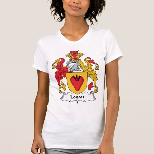 Logan Family Crest T-Shirt (Front)