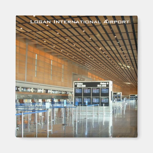 Logan International Airport Magnet (Front)
