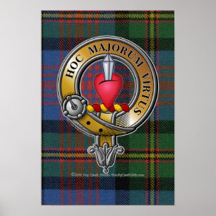 Logan Tartan & Badge Poster