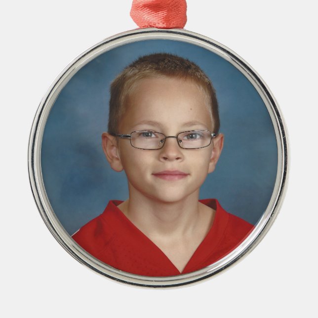 Logan's Custom Metal Tree Decoration (Front)