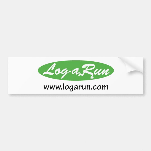 Logarun.com Bumper Sticker (Front)