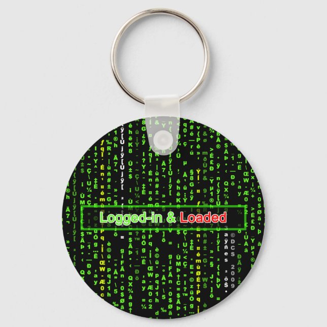 Logged-in and Loaded Keychain (Front)