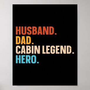 Logged Out Log Cabin Design For Your Log Cabin Hus Poster