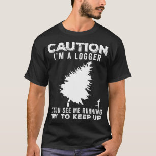 Logger Funny Gift Idea dinosaur funny doughnut par T-Shirt