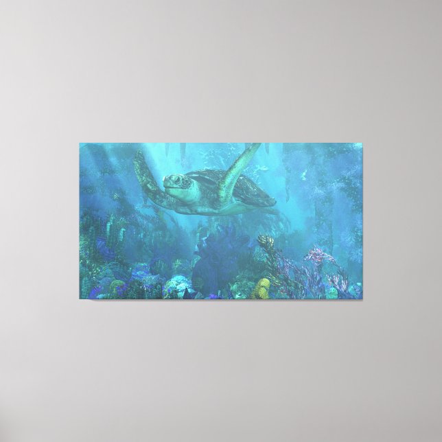 Loggerhead Canvas Print (Front)
