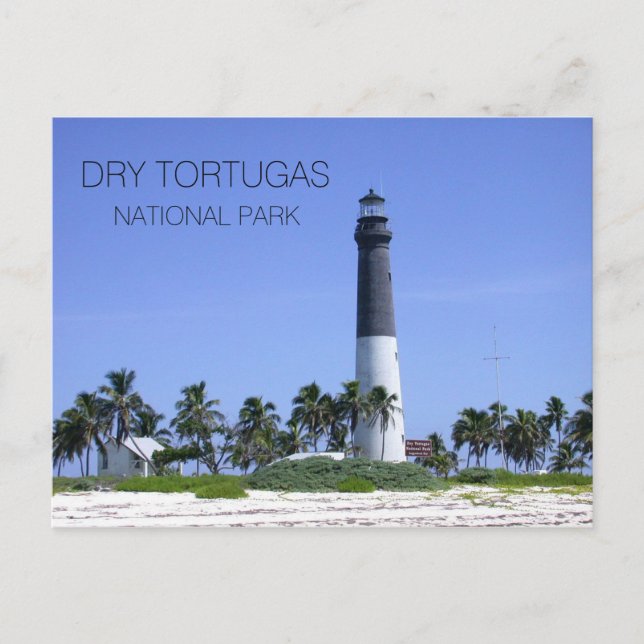 Loggerhead Key Lighthouse, Dry Tortugas NP Postcard (Front)