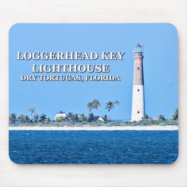 Loggerhead Key Lighthouse, Florida Mousepad (Front)