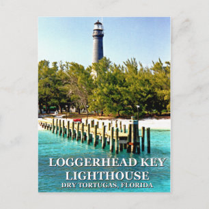 Loggerhead Key Lighthouse, Florida Postcard