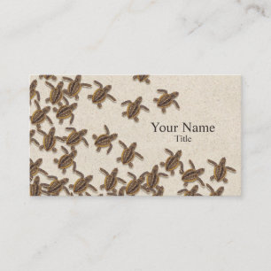 Loggerhead Sea Turtle Hatchlings Business Card