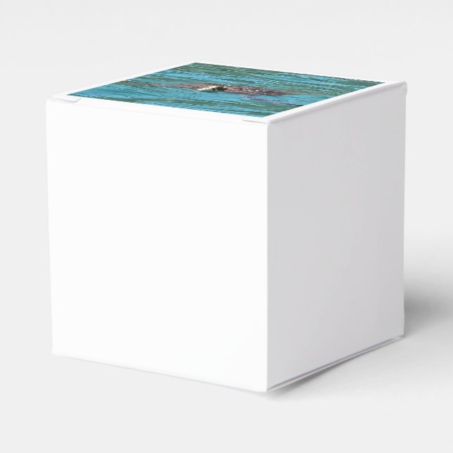 Loggerhead Sea Turtle Wildlife Art Favour Box (Front Side)