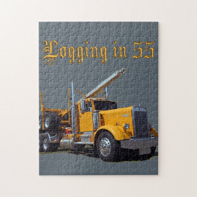Loggin in 55 jigsaw puzzle (Vertical)