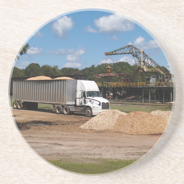 Logging Series--Truck & Crane--Coaster Coaster (Front)