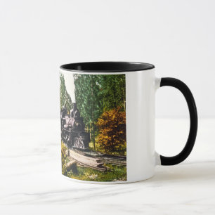 Logging Train at Iron Mountain, Michigan Mug