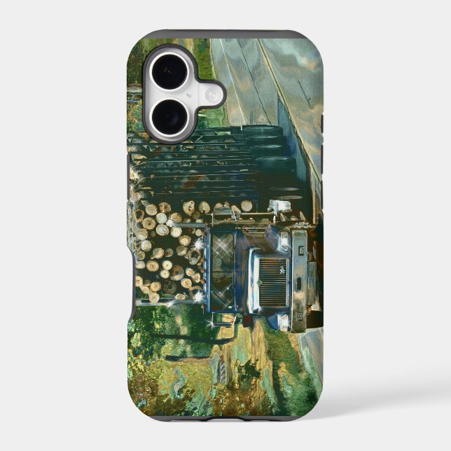 Logging Truck Lorry Driver's iPhone 5 Case (Back)