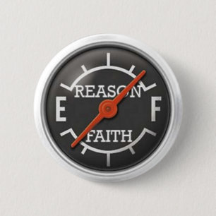Logic gauge 6 cm round badge