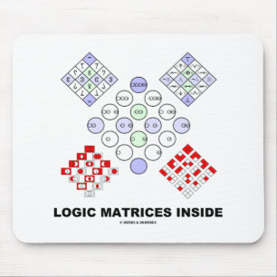 Logic Matrices Inside (Boolean Logic) Mouse Mat
